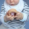 GRIMM's - Houten Rammelaar met Rozenkwarts - Afbeelding 2