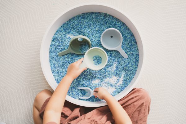 Inspire My Play - Inklapbare Trechters | Blauw Groen | 3 Stuks - Afbeelding 5