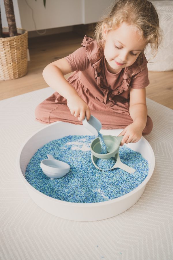 Inspire My Play - Inklapbare Trechters | Blauw Groen | 3 Stuks - Afbeelding 6