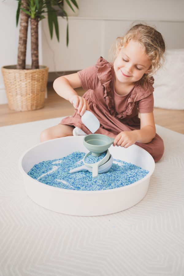 Inspire My Play - Inklapbare Trechters | Blauw Groen | 3 Stuks - Afbeelding 7
