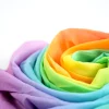 Laura's Play Cotton - Speeldoek | Pastel Regenboog | 145 cm x 145 cm - Afbeelding 4