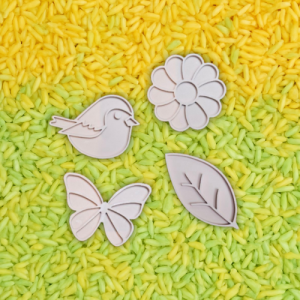 Studio Pretletter - PLA Vulvormen Bundel | In De Tuin | 4 Stuks