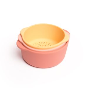 Inspire My Play - Nesting Bowls | Koraal Geel | 3 Stuks