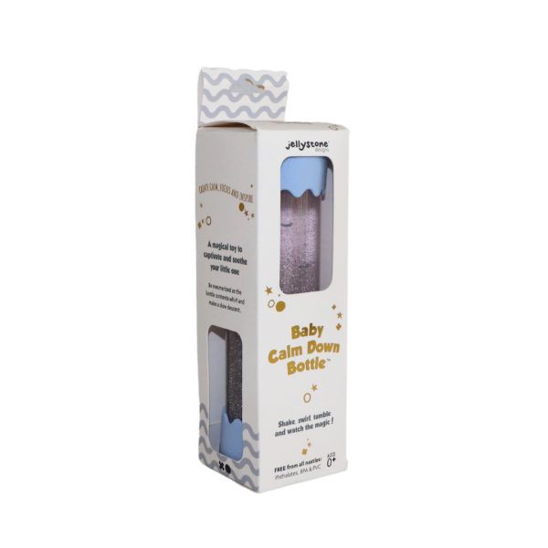 Jellystone - Sensorische Baby Fles | Lichtblauw - Afbeelding 2