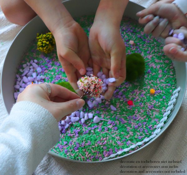 Jellystone - Play Tray met Deksel | Salie - Afbeelding 3
