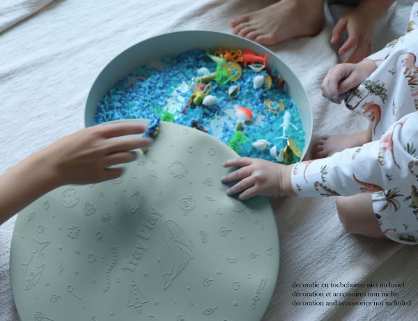 Jellystone - Play Tray met Deksel | Salie - Afbeelding 4