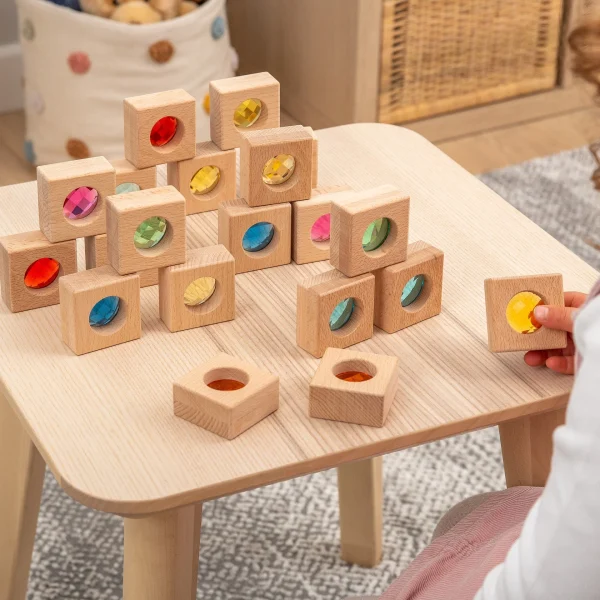 Tickit - Houten Caleidoscoop Blokken | 20 Stuks - Afbeelding 5
