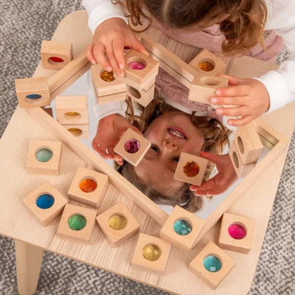 Tickit - Houten Caleidoscoop Blokken | 20 Stuks - Afbeelding 2