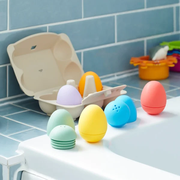 Tickit - Silisoft Sensorische Eieren | Regenboog - Afbeelding 5