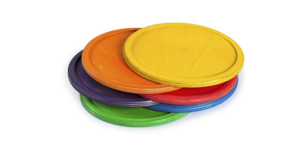 Grapat - Regenboog Bordjes | 6 Stuks - Afbeelding 2