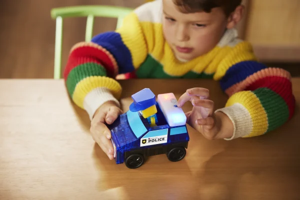 PRE-ORDER MAGNA-TILES - Police Station Politiebureau  | 35 Stuks - Afbeelding 5