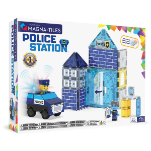 PRE-ORDER MAGNA-TILES - Police Station Politiebureau  | 35 Stuks