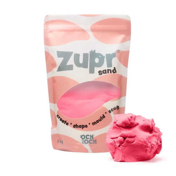 OchOch - Zupr Kinetisch Sand | Poppy Pink | 2 KG