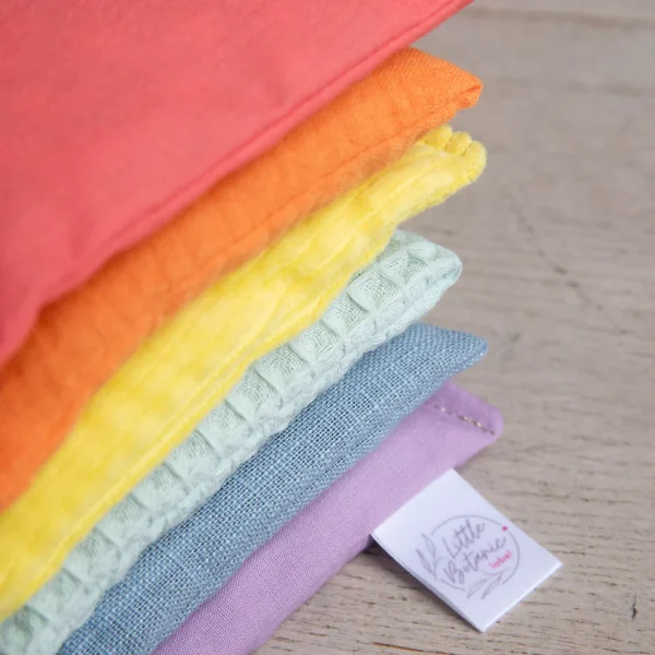 Little Botanic Label - Sensorische Pittenzakjes | Pastel + Waves | 7 Stuks - Afbeelding 2