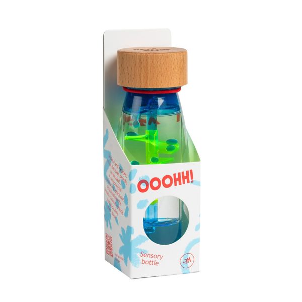 Petit Boum – Sensorische fles – Spiraal Blauw - Afbeelding 2