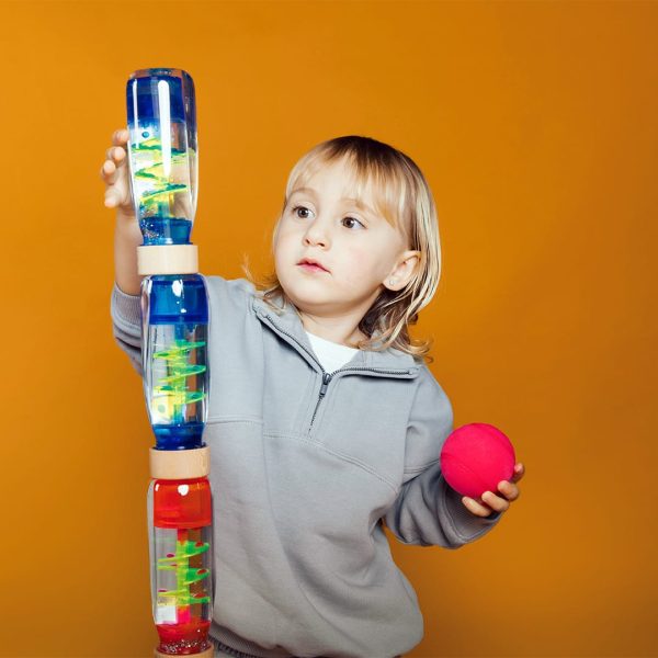 Petit Boum – Sensorische fles – Spiraal Blauw - Afbeelding 3