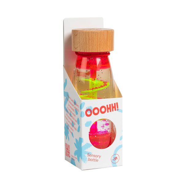 Petit Boum – Sensorische fles – Spiraal Roze - Afbeelding 2