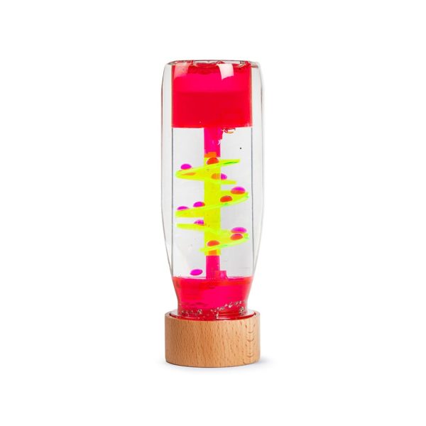 Petit Boum – Sensorische fles – Spiraal Roze
