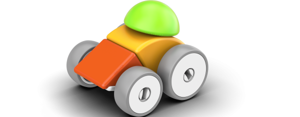 Geomag - Magicube Recycled | Cars | 10-delig - Afbeelding 2