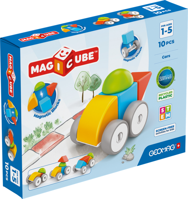 Geomag - Magicube Recycled | Cars | 10-delig