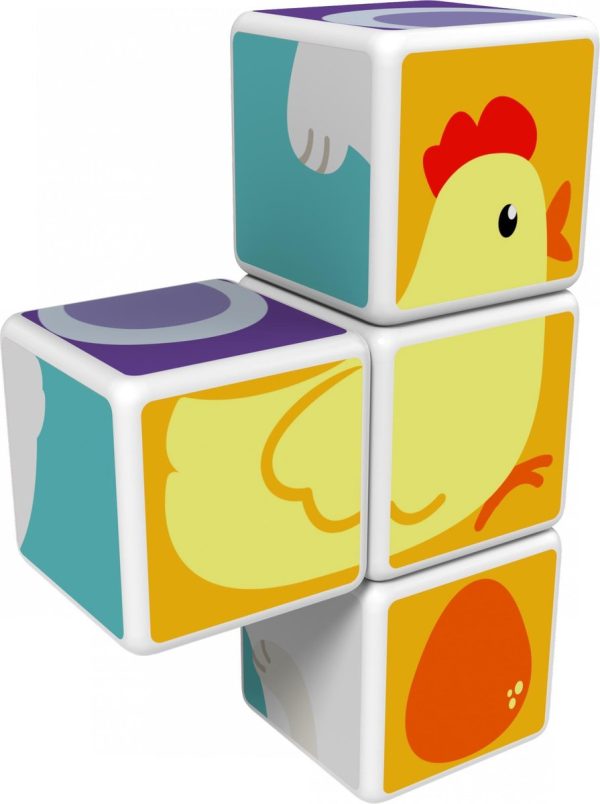 Geomag - Magicube Dierenvrienden + Kaarten | 7 Stuks - Afbeelding 5