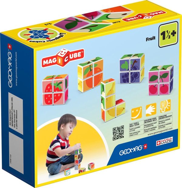 Geomag - Magicube Fruit + Kaarten | 7 Stuks - Afbeelding 2
