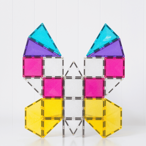 Connetix - Glitter Unicorn Pack | 56 Stuks - Afbeelding 4