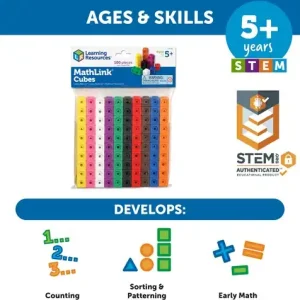 Learning Resources - MathLink® Cubes | 100 Stuks