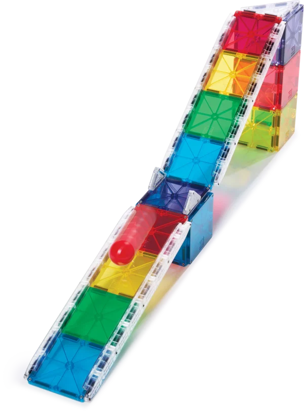 PRE-ORDER MAGNA-TILES - Rail Racers | 33 Stuks - Afbeelding 3