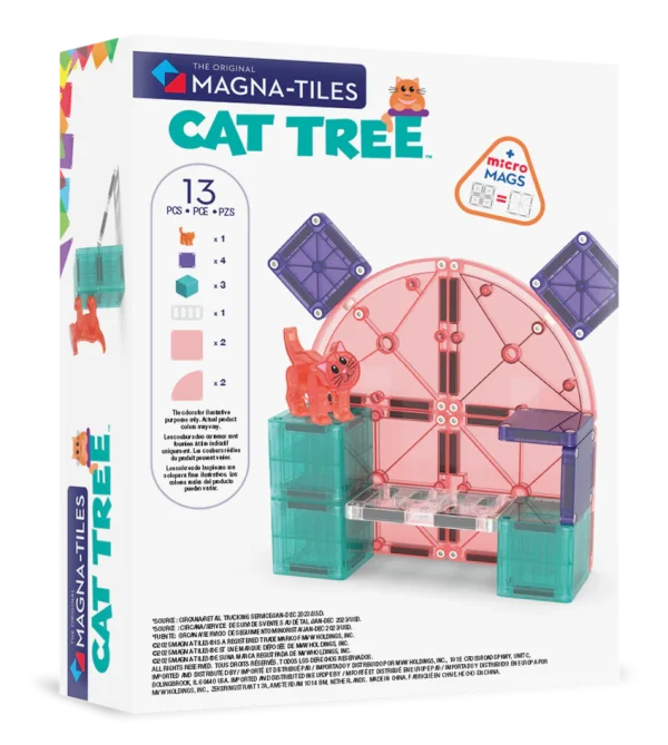 PRE-ORDER MAGNA-TILES - Cat Tree | 13 Stuks - Afbeelding 4