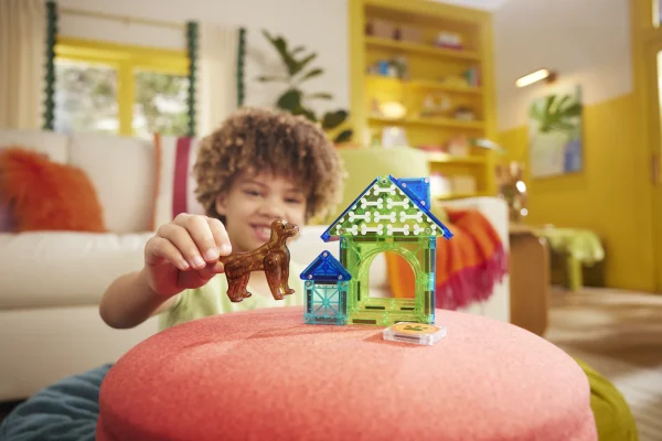 PRE-ORDER MAGNA-TILES - Dog House  | 13 Stuks - Afbeelding 5