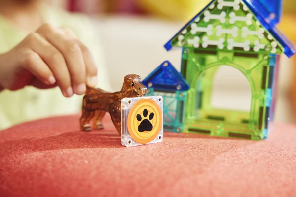 PRE-ORDER MAGNA-TILES - Dog House  | 13 Stuks - Afbeelding 6