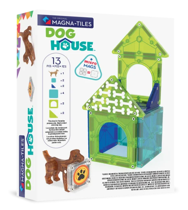 PRE-ORDER MAGNA-TILES - Dog House  | 13 Stuks - Afbeelding 7