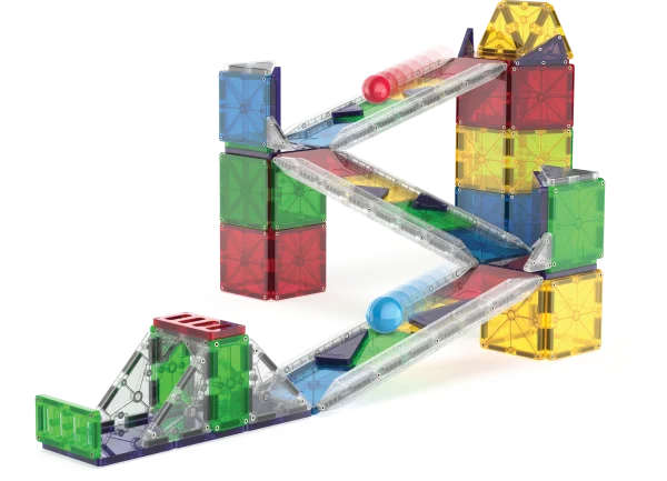 PRE-ORDER MAGNA-TILES - Rail Racers Deluxe | 90 stuks - Afbeelding 5
