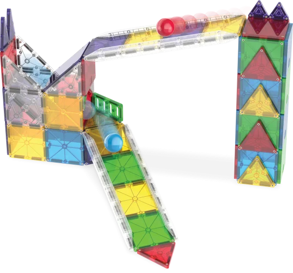 PRE-ORDER MAGNA-TILES - Rail Racers Deluxe | 90 stuks - Afbeelding 9