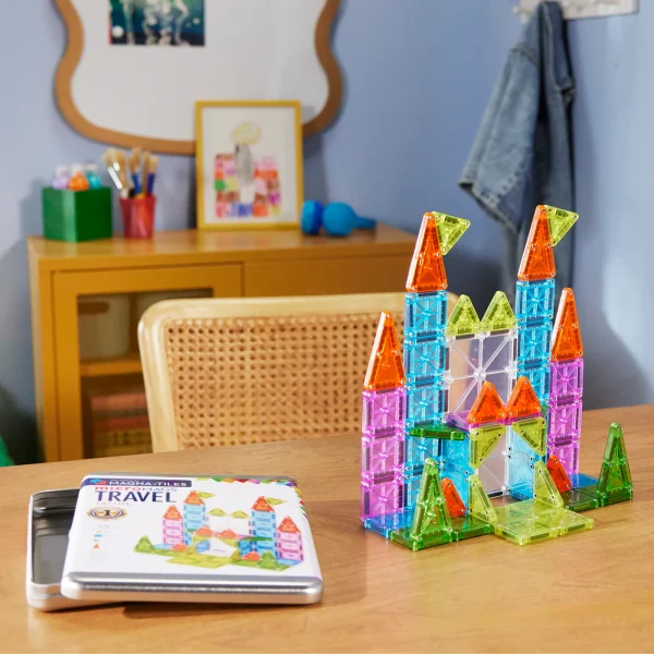 PRE-ORDER MAGNA-TILES - Travel Set Deluxe - 55 Stuks - Afbeelding 3
