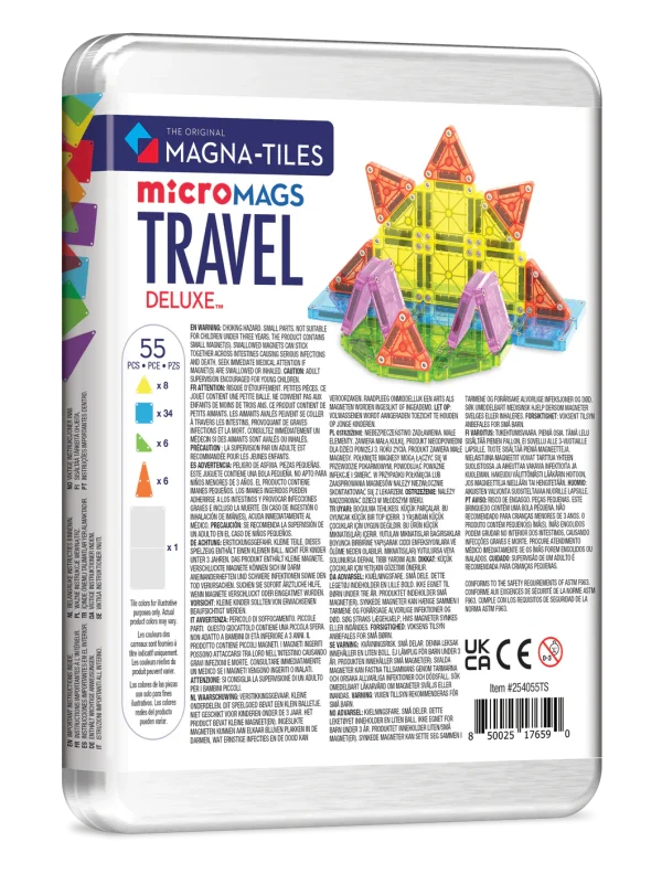 PRE-ORDER MAGNA-TILES - Travel Set Deluxe - 55 Stuks - Afbeelding 2