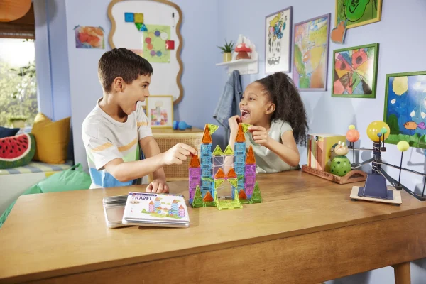 PRE-ORDER MAGNA-TILES - Travel Set Deluxe - 55 Stuks - Afbeelding 6