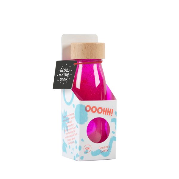 Petit Boum – Sensorische fles – Float Fluo Pink - Afbeelding 2