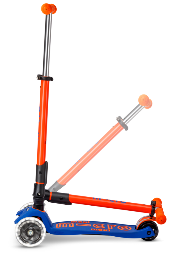Micro Step - Maxi | Deluxe LED Inklapbaar | NEON | Blauw Oranje - Afbeelding 3