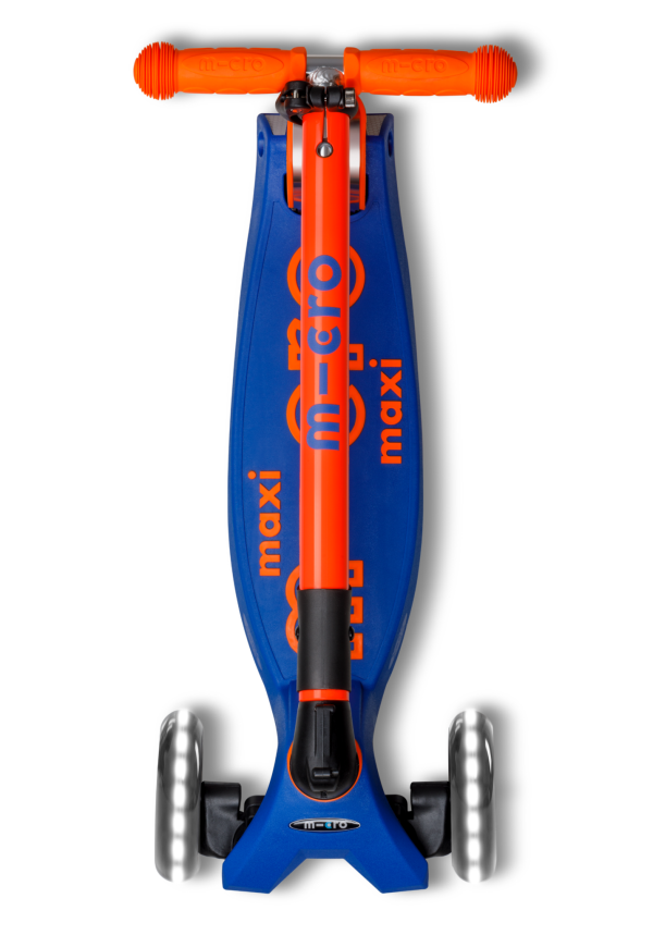 Micro Step - Maxi | Deluxe LED Inklapbaar | NEON | Blauw Oranje - Afbeelding 5