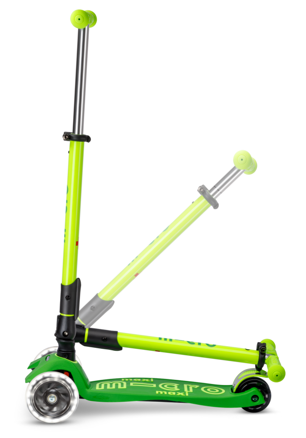 Micro Step - Maxi | Deluxe LED Inklapbaar | NEON | Geel Groen - Afbeelding 3