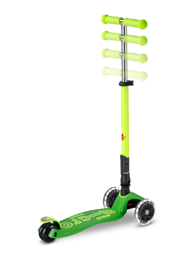 Micro Step - Maxi | Deluxe LED Inklapbaar | NEON | Geel Groen - Afbeelding 5